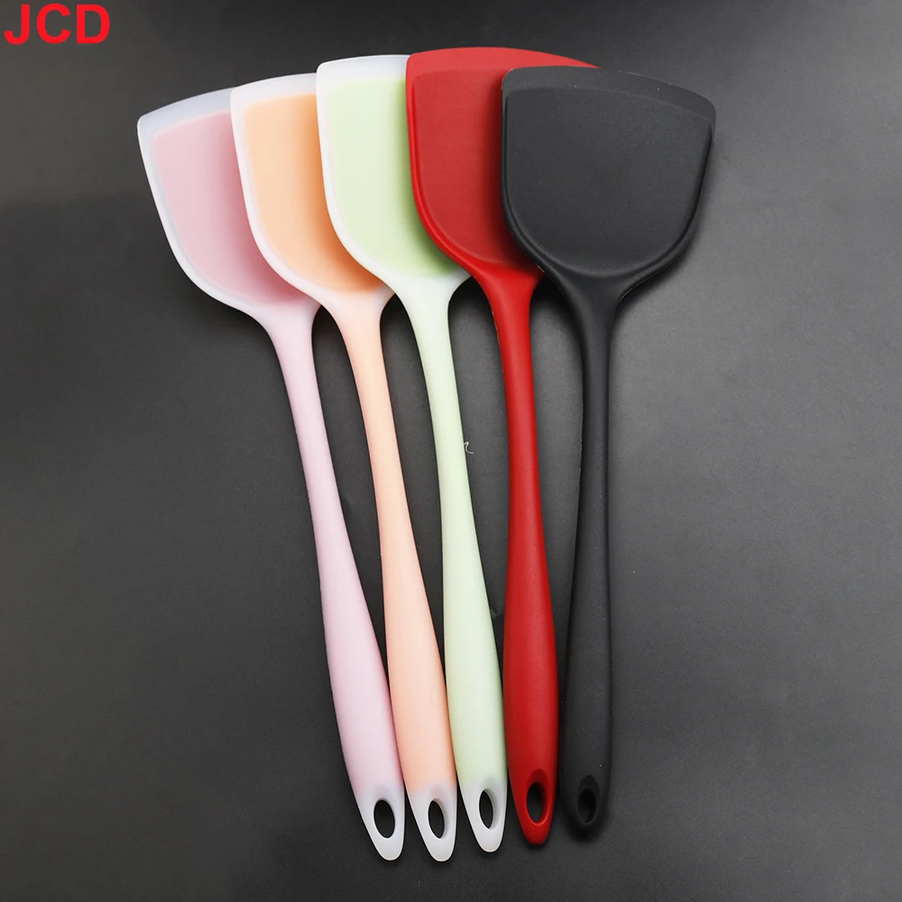 Food Grade Silicone Jade Roasted Pancakes Fried Eggs non Stick Pan High Temperature Resistant Frying Spatula 1pcs