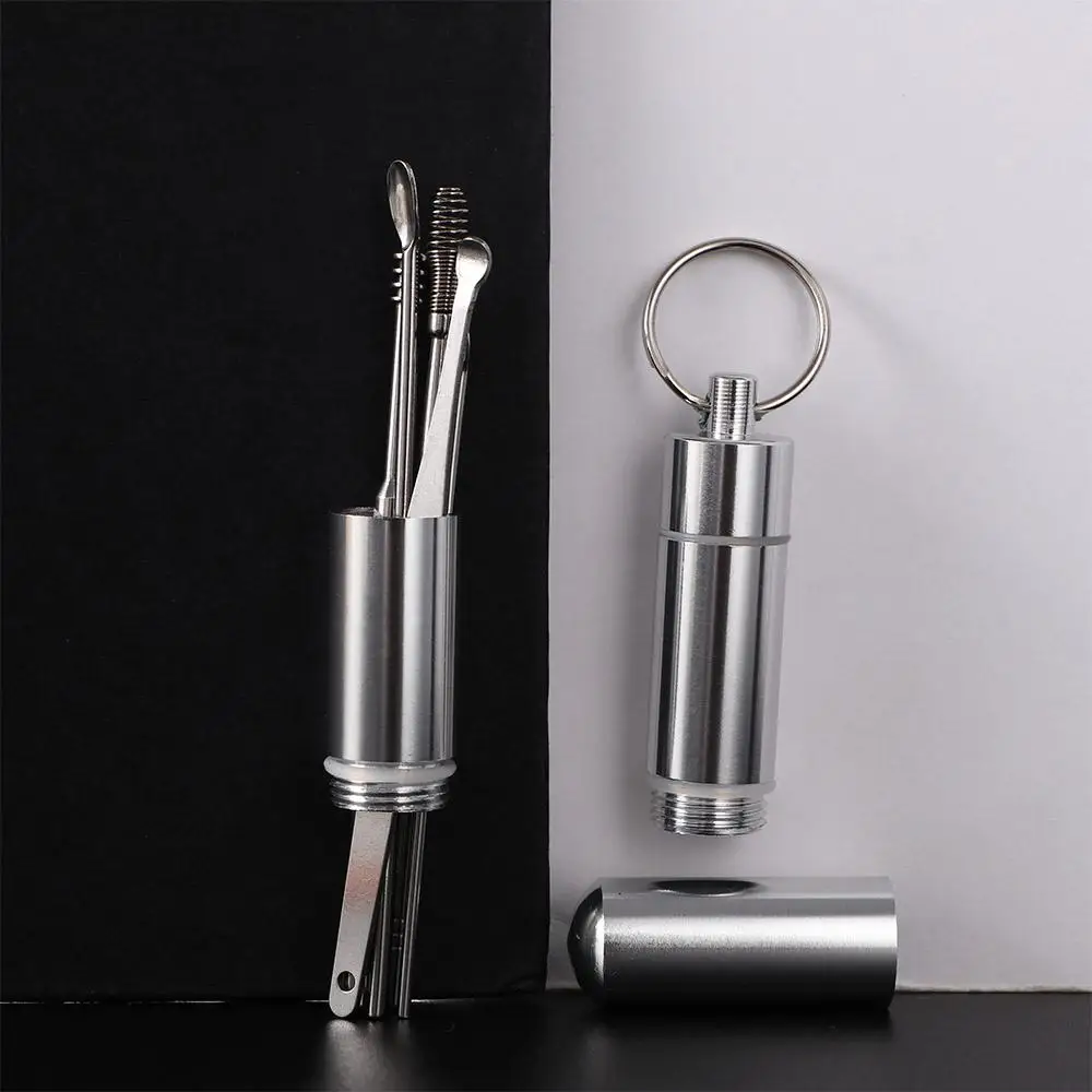 Stainless Steel Professional Massage Reusable Spiral Ear Wax Remover Earpick Ear Care Tools Ear Canal Cleaner