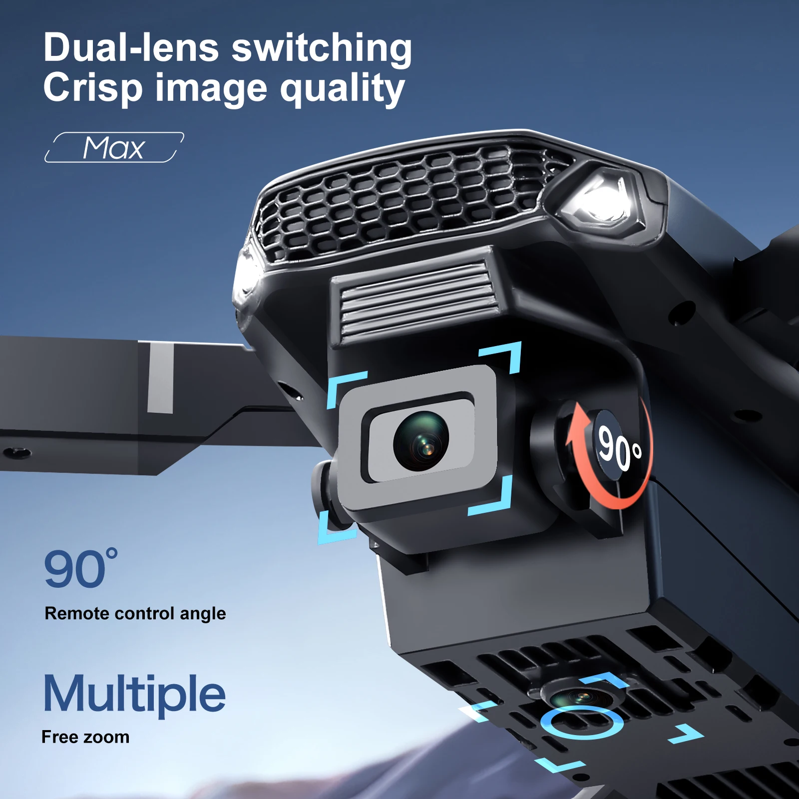 Drone fpv professionnel E88, caméra grand angle HD 4k - ️Store Drone France