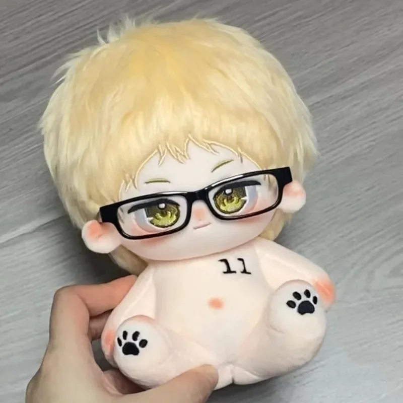 

20cm Cute Shadow Cotton Baby Clothes Naked Baby Skeleton Fried Hair Girl Stock Cute Plush Doll Gifts