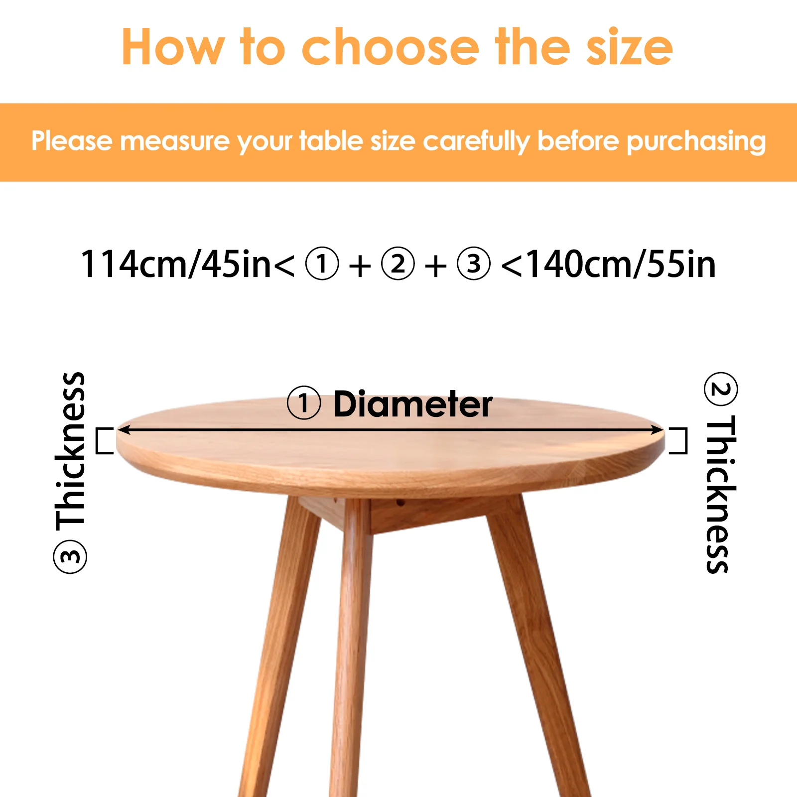 Round Tablecloth Wood Texture Tablecloths Elastic Fitted Home Round Table Cover Waterproof Oil-Proof Reusable Tablecloths 4