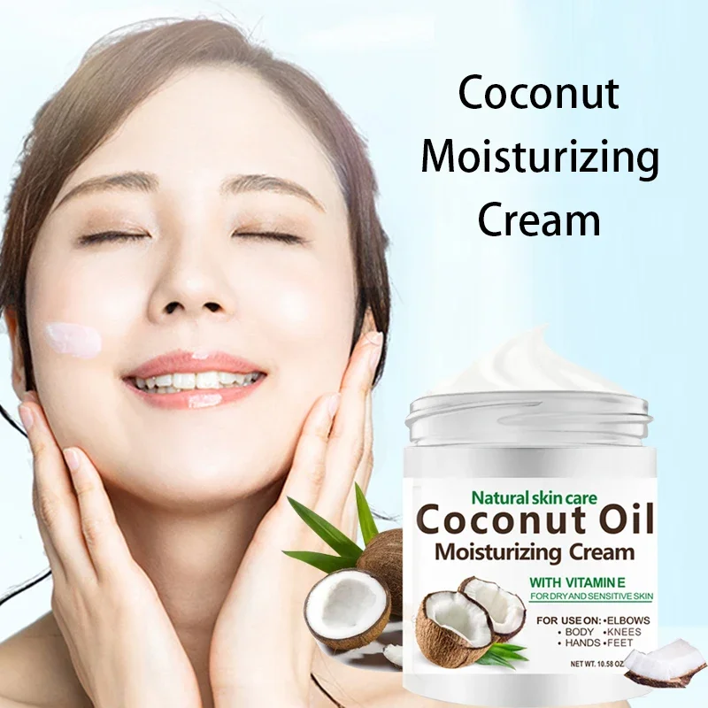 Cream Coconut Moisturizing Cream Firming, Nourishing and Brightening face cream Moisturizing and Oil Control lotion Skin care