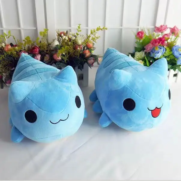 15/30CM Bugcat Capoo Plush Toy Anime Blue Cat Worm Cosplay Doll Stuffed Pillow  for Gift 1