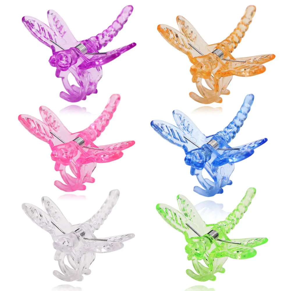 18-48PCS Mixed Orchid Clips Reusable Plastic Garden Plant Dragonfly Butterfly Clamps for Support Flower Vine Ornamental Clips plastic plant clips plant clips plastic plant supports