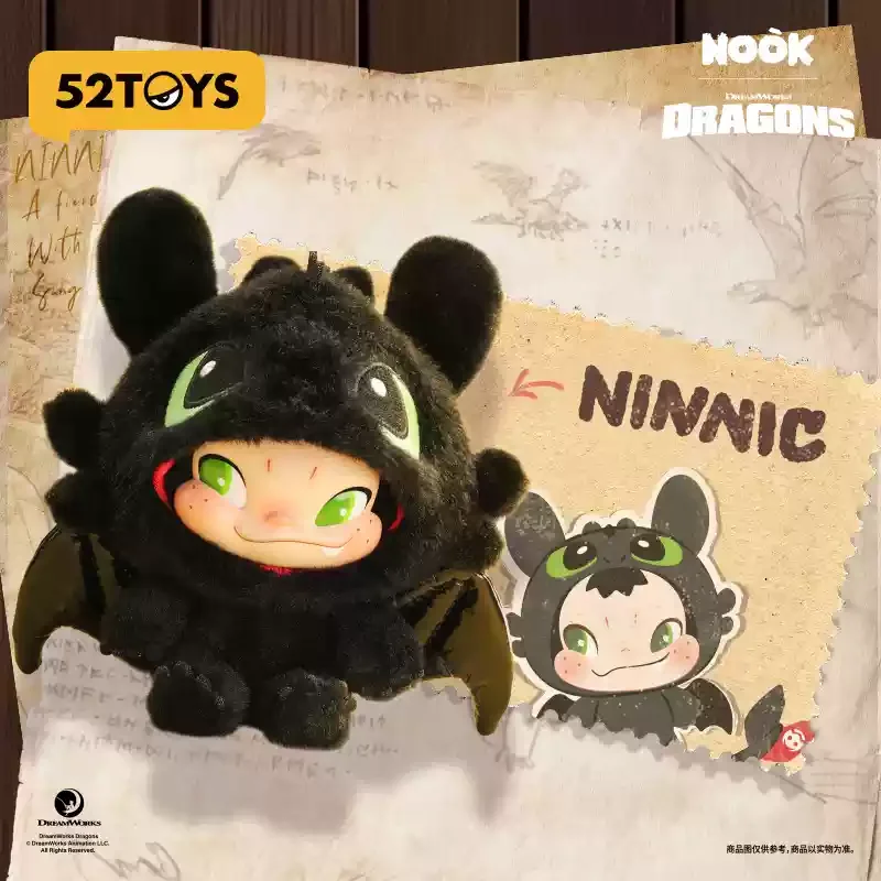 52TOYS NOOK Toothless Action Figure - How to Train Your
