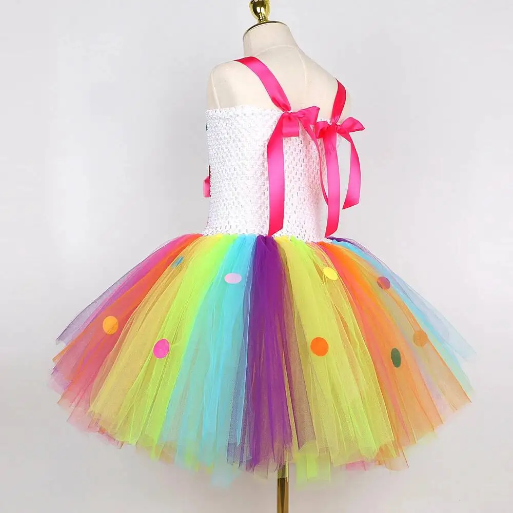 Süßigkeiten Eis Prinzessin Kleider für Mädchen Regenbogen Geburtstag Tutu Outfits Weihnachten Halloween Kostüme Kind Kuchen Smash Kleidung – Detail 17