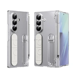 Ultimate Foldable Cover with Pen Holder and Silicone Wrist Strap - Galaxy Z Fold4 (Clear)