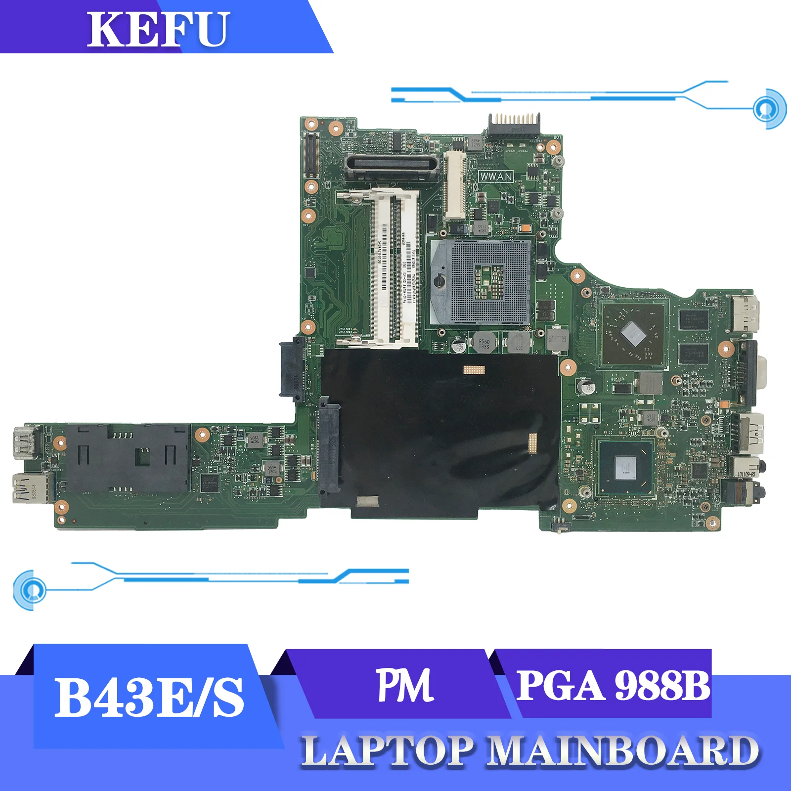 KEFU B43E/S Материнская плата ASUS