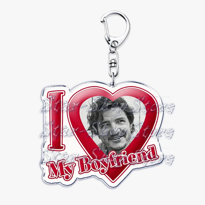 Heißer Pedro Pascal I Love My Boyfriend Herz-Schlüsselanhänger für Damen, Accessoires, Schlüsselanhänger, Ring, Schlüsselanhänger, Schmuck, Fans, Geschenke – Detail 29