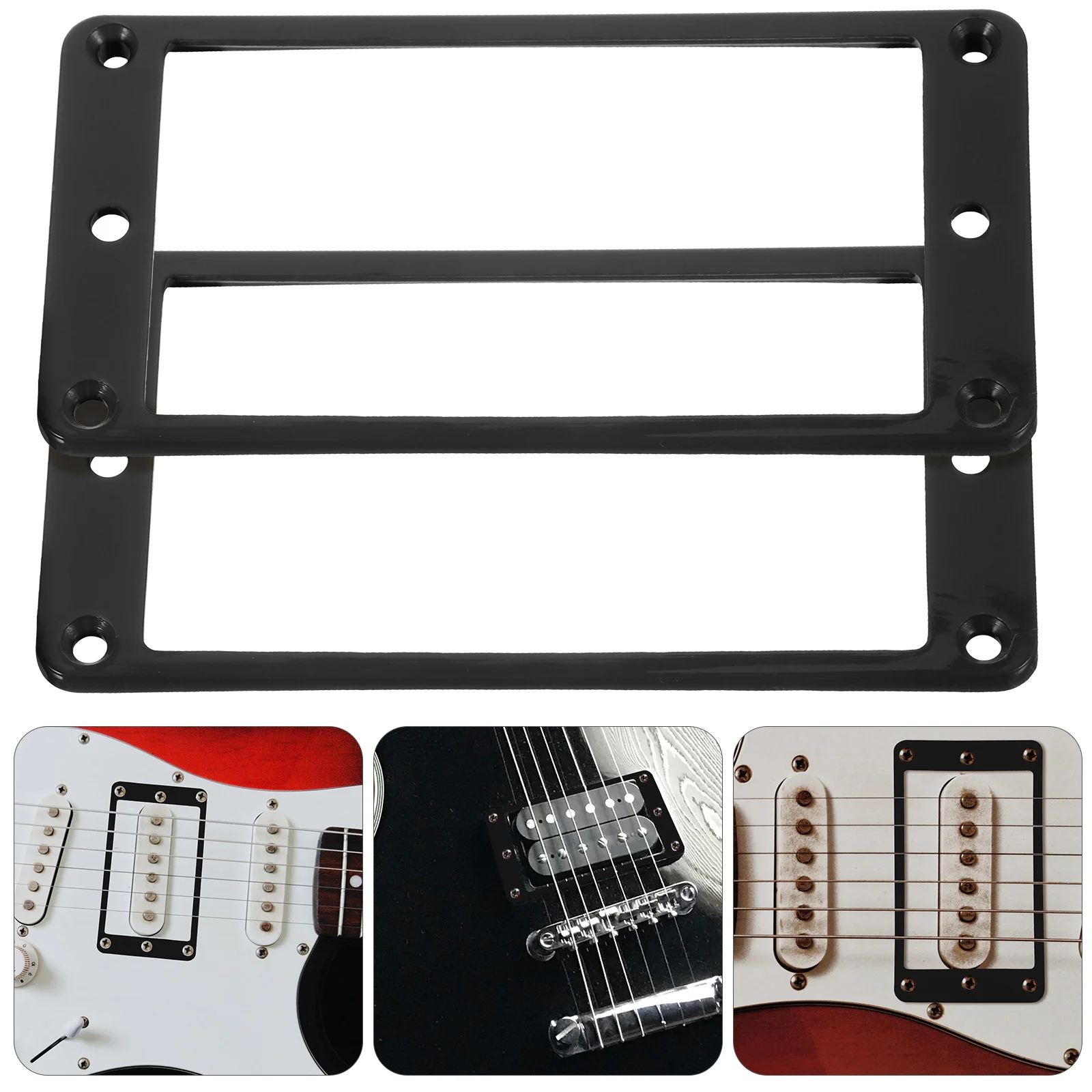 

2pcs Electric Guitar Pickup Frames Guitar Frame Replacements Pickup Mounting Frames