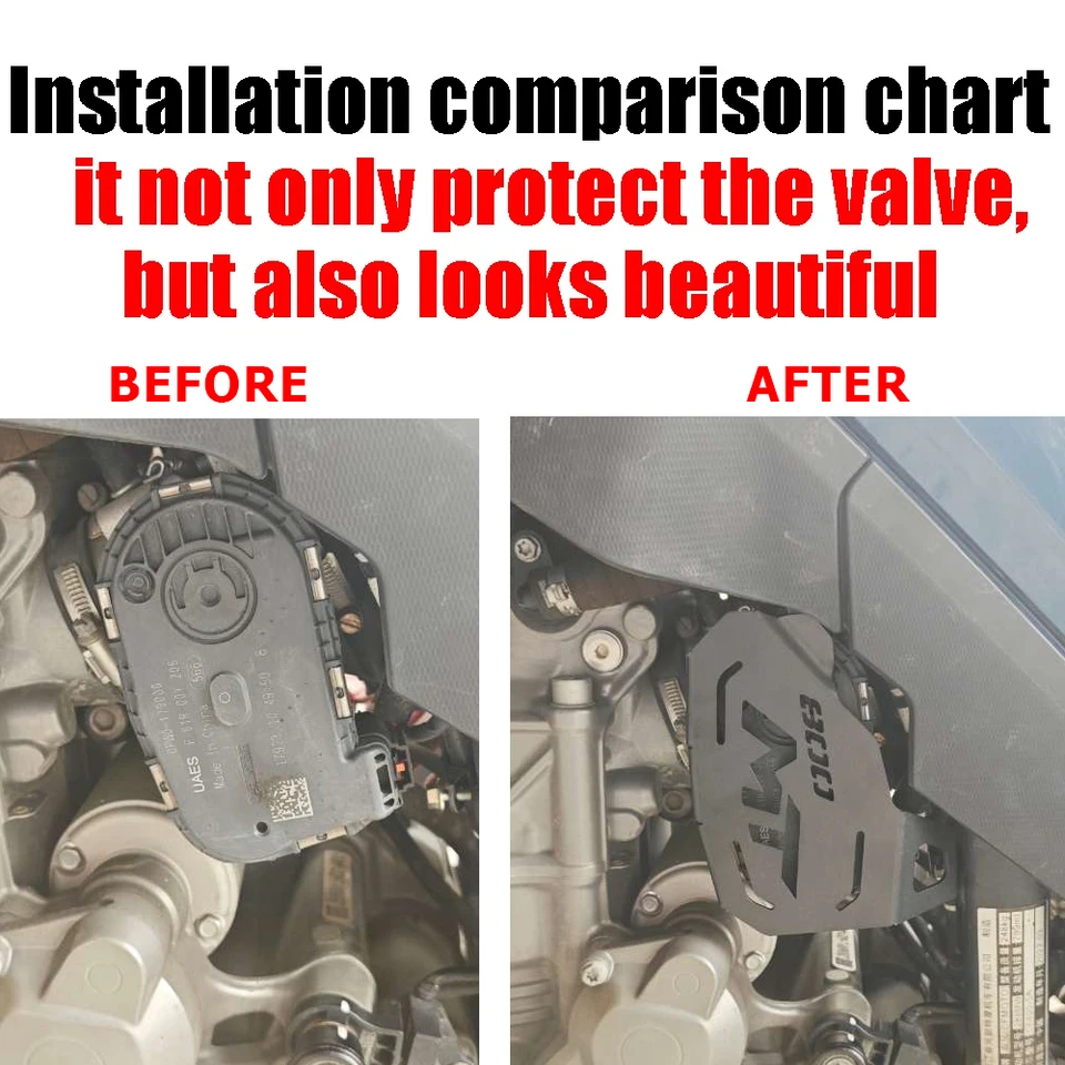 Tappo Protettivo Controller CFMOTO 800MT 2021-2024 - Acciaio Carbonio, Antiurto, Design Sportivo - Foto 3