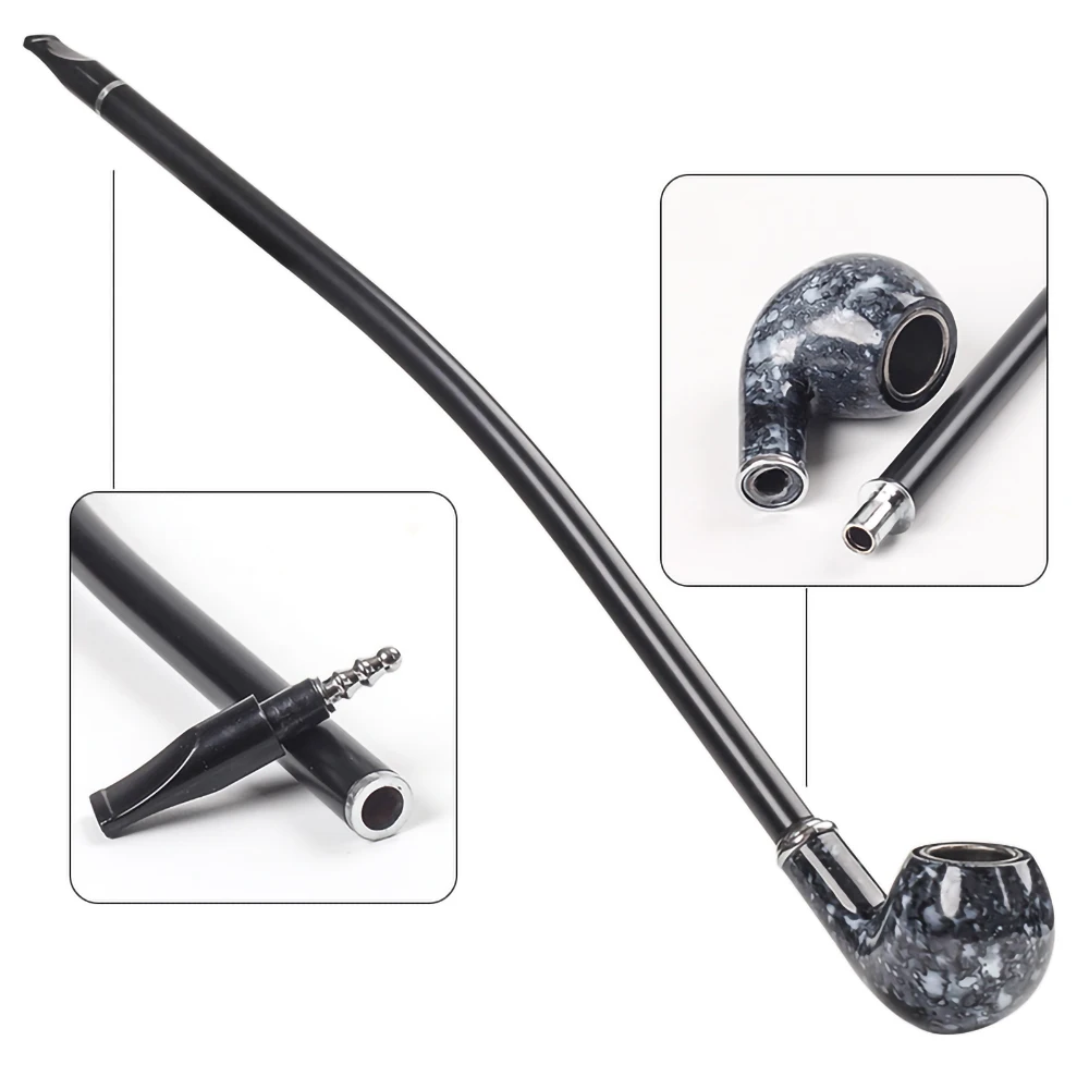 Classic Long Smoking Pipe with Filter Removable Washable Resin Tobacco Pipe Smoking Accessories Men Holiday Gift smoking accessories,tobacco pipe,tobacco smoking accessories,herb smoking pipe,smoking pipe
