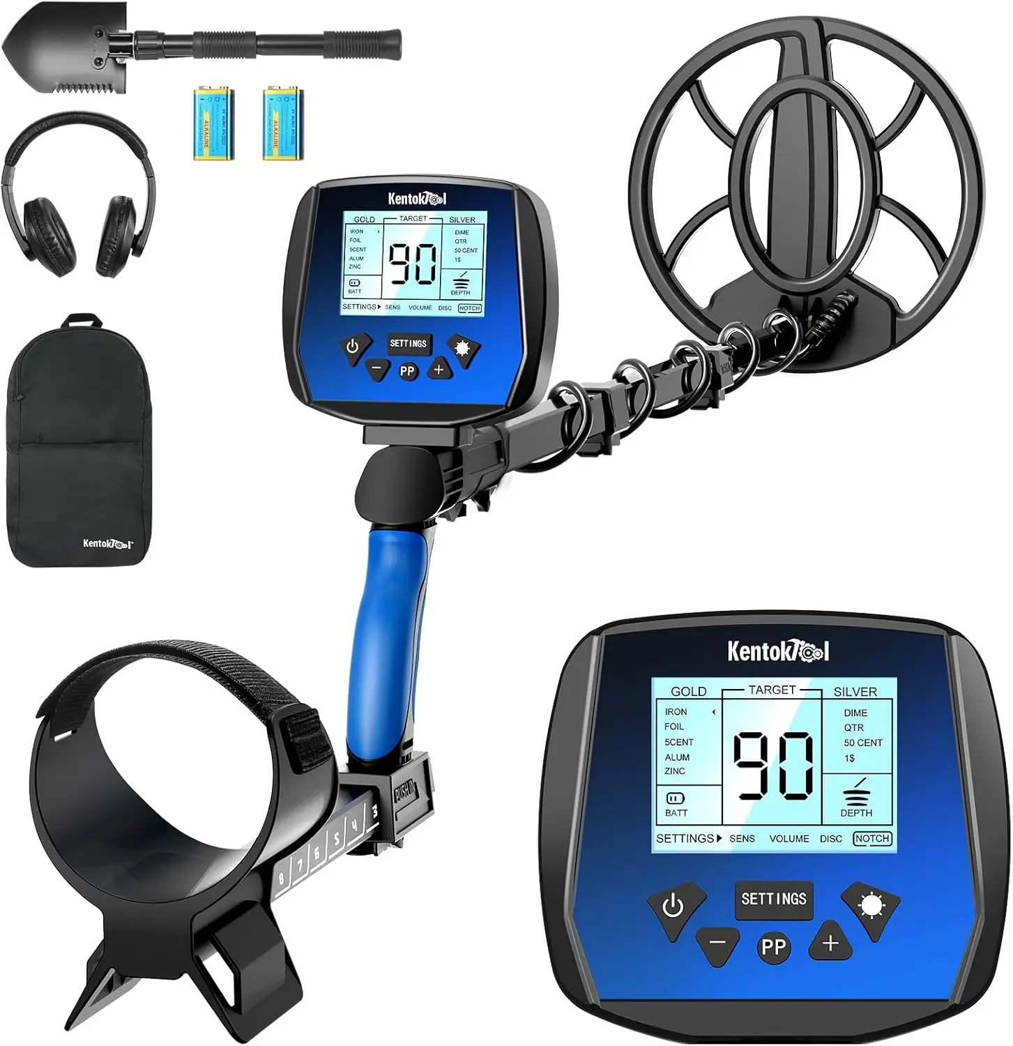 Metal Detector for Adults Higher Accuracy Metal Detectors with Treasure Hunt for Professional or Beginner Advanced US Microchip