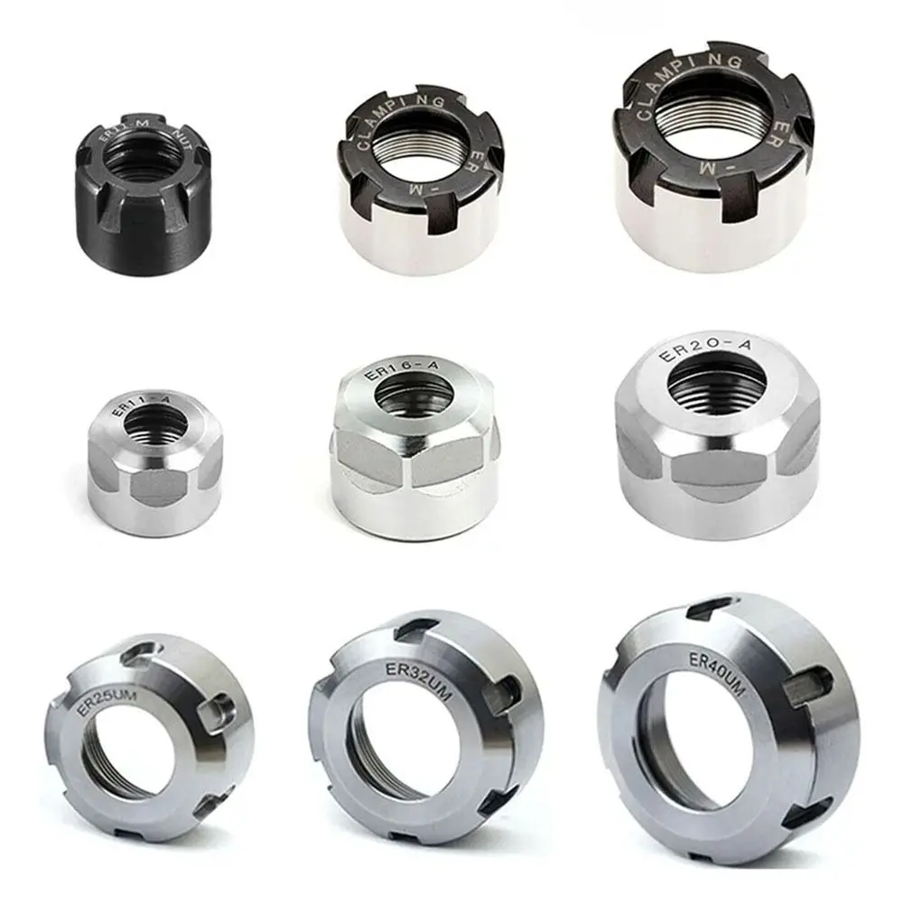 Description Picture 4 of item1Pcs High Precision Chuck Nut A/M/UM Type CNC Metalworking Clamping Nut ER 11/16/20/25/32/40 For CNC Lathe Milling Bit Holder