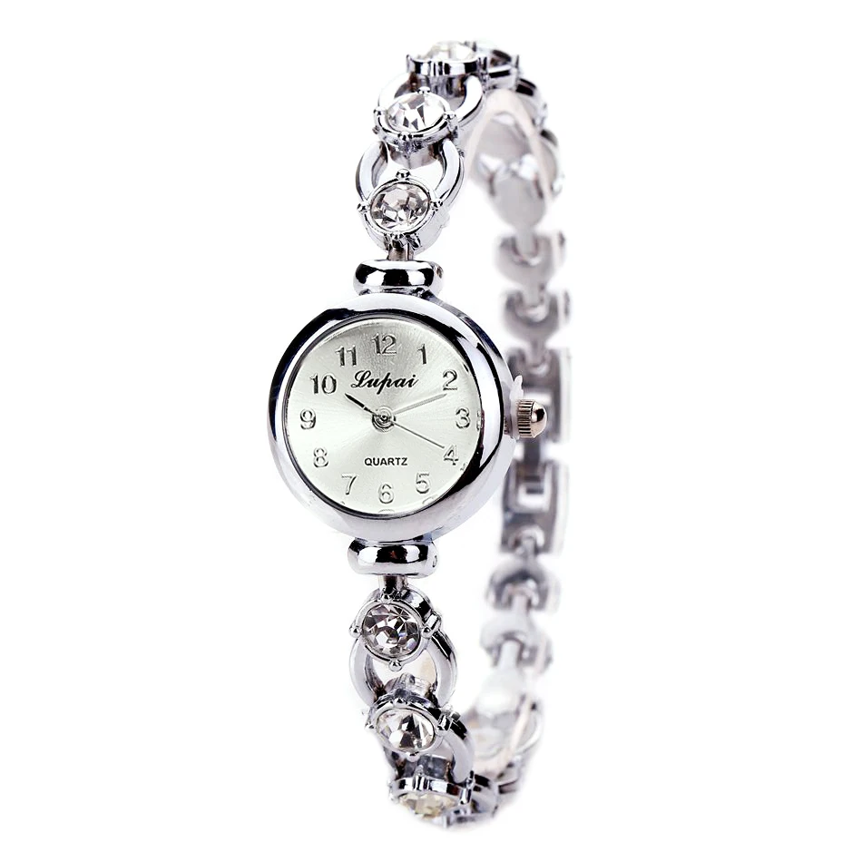 Women Watches 2024 Luxury Brands Stainless Steel Crystal Bracelet