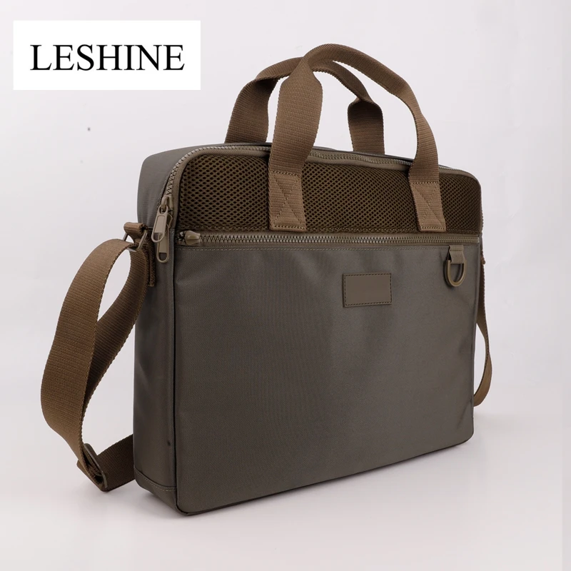 

Мужской портфель LESHINE, мужская сумка через плечо на одно плечо, деловой портфель, сумка на одно плечо, Отличное ощущение