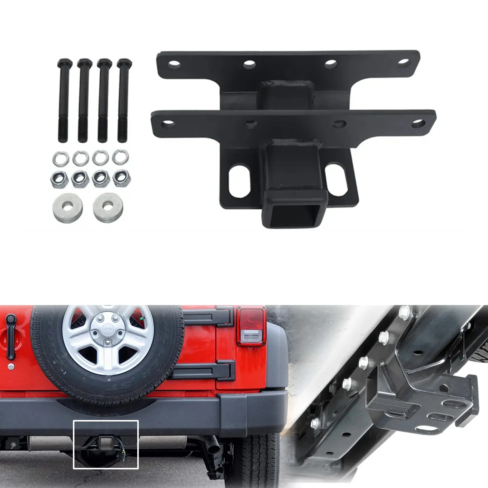 tow-hitch-trailer-receiver-2-inch-rear-bumper-metal-towing-hitch-kit-for-2007-2017-jeep-wrangler-jk-2-door-4-door-unlimited