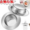 1/2Pcs Kitchen Sink Filter Stainless Steel Mesh Drain Stopper Sewer Mesh Strainers Bathroom Sink Strainer Drain Hole Filter Trap