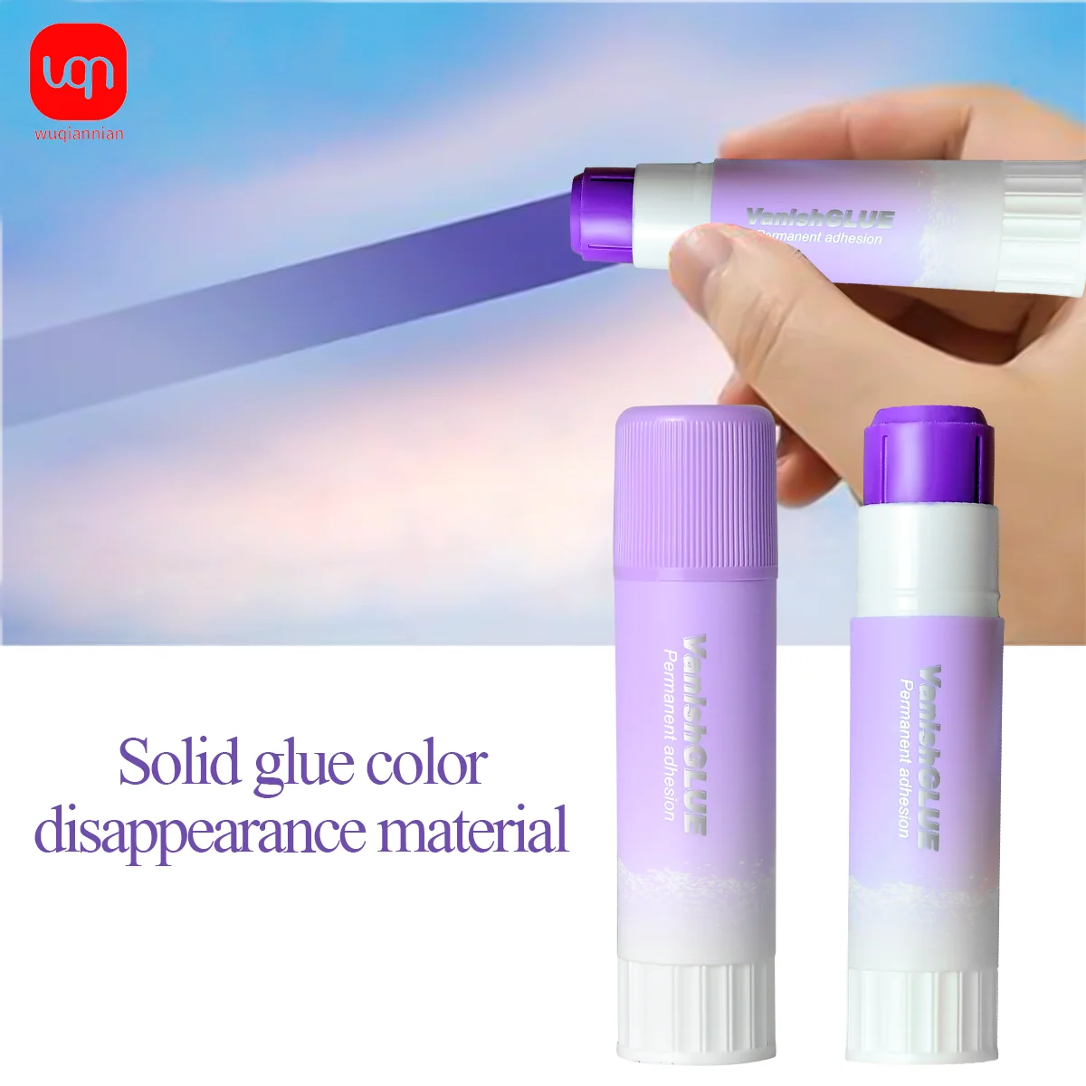 Purple Color-Changing High Viscosity Glue Stick Set – Student Stationery Essentials