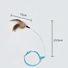 New product collar cat teaser self-entertainment cat toy neck collar feather bell cat toy pet supplies 6