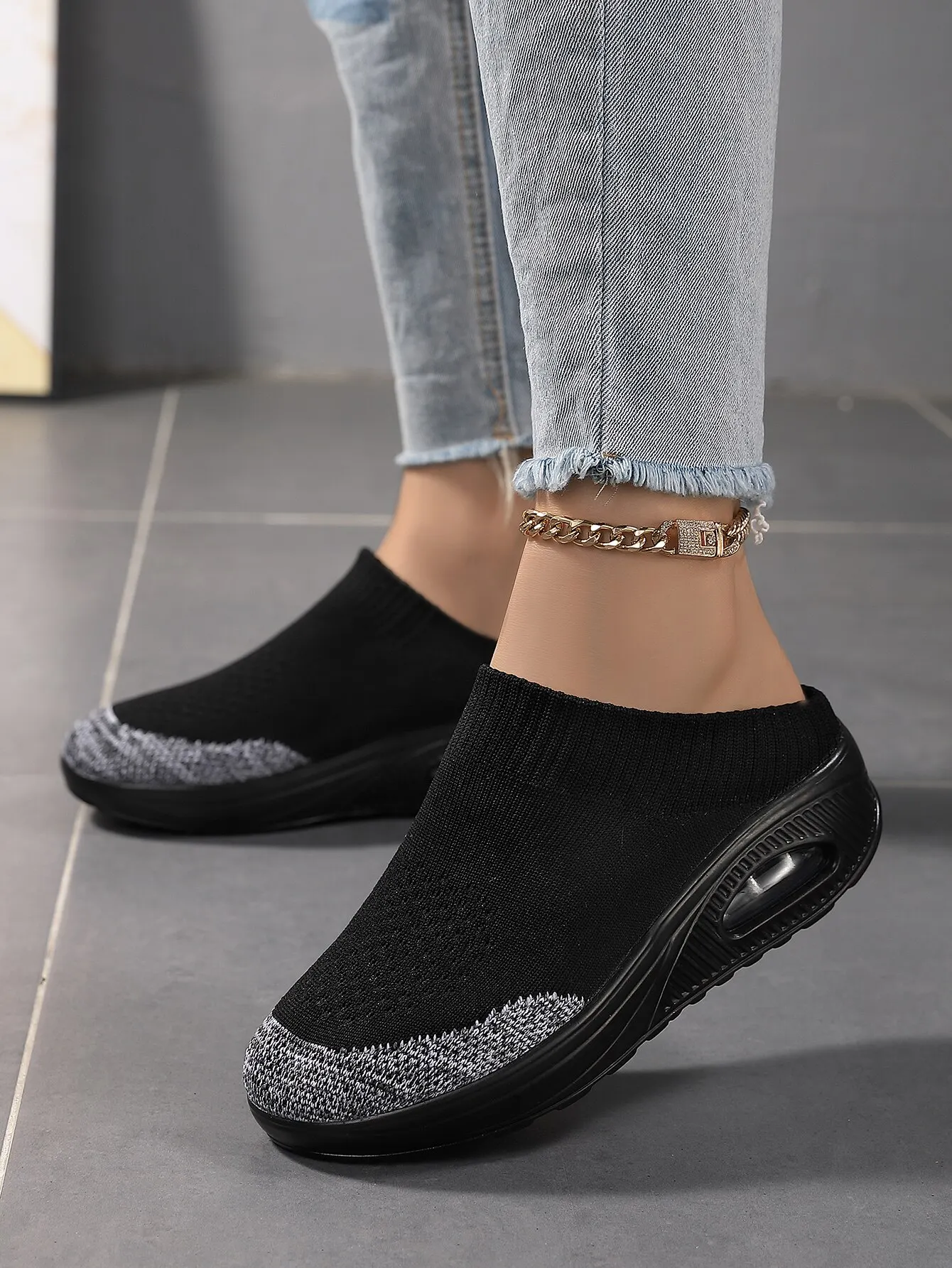Women Shoes Sandals Slippers Women's Summer Air Cushion Waterproof Platform Sneakers Sandals Light Beach Shoes Outdoor Slippers Walking
