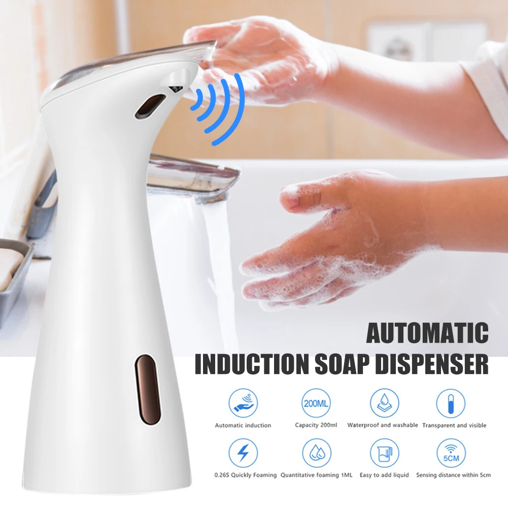 

Touchless Automatic Foam Soap Dispenser Bathroom Smart Washing Hand Machine Battery Operated Soap Dispenser Hand Sanitizer