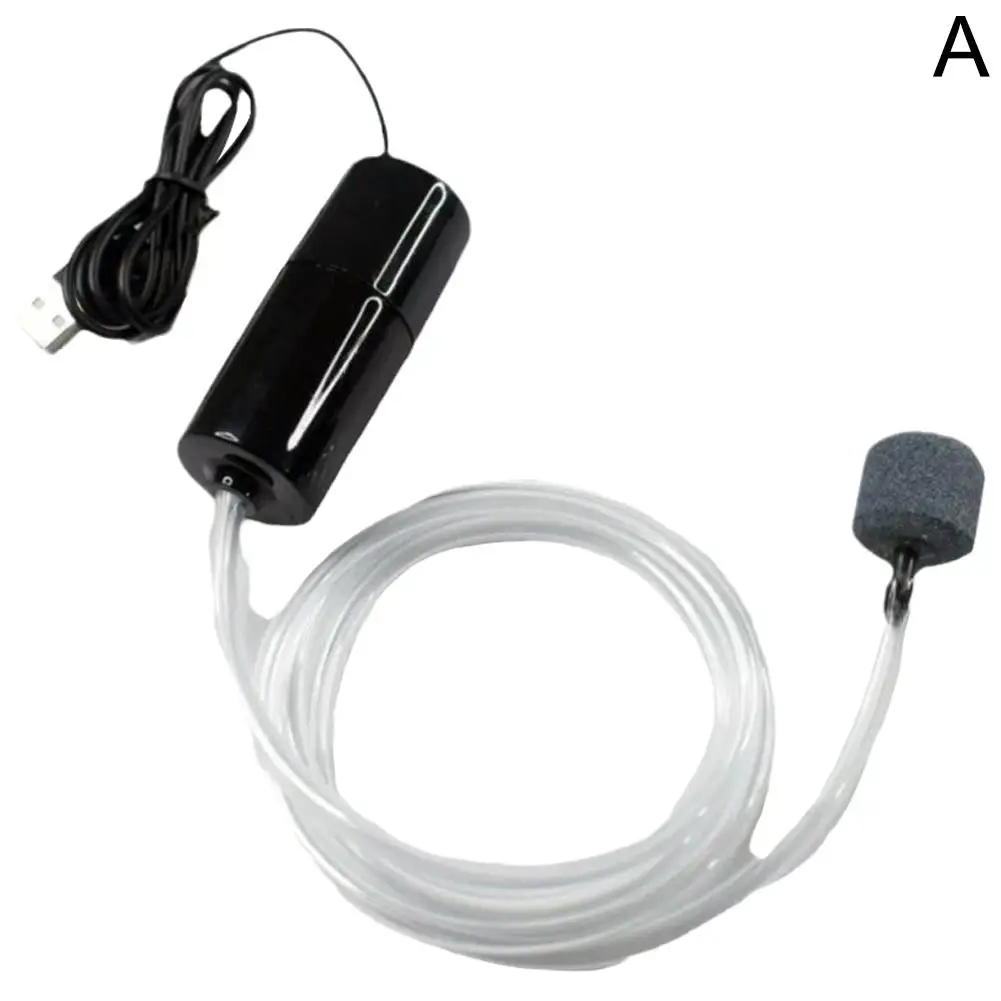Portable Silent Aquarium Air Pump - Mini Oxygenator & Aerator Accessories