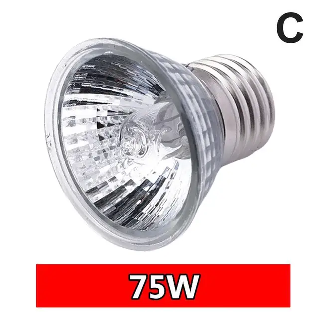 25/50/75w Uva Uvb Reptile Heating Light Bulb Snake Light Bulbs Heating Basking Light 1pcs Spectrum Full Uv Pet P2M3 6