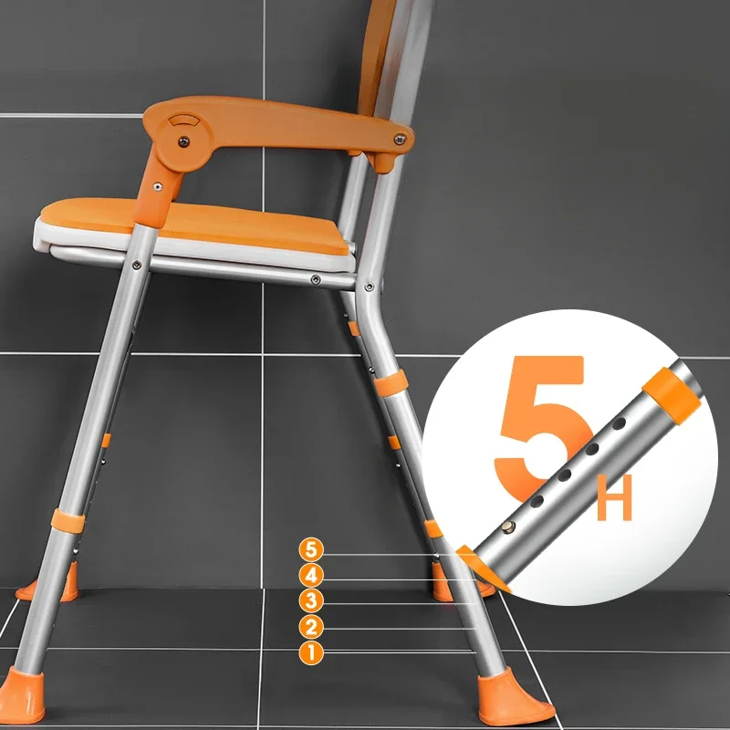 Disabled Elderly Shower Stool Shelves Organizer Organiser Squatty Potty Toilet Chair Foldable Elderly Sillas Peglables Furniture