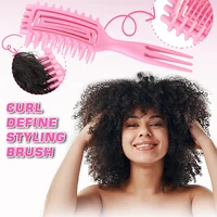 Vented Curl Defining Brush Men's and Women's Curly Hair Brush Curl Define Styling Brush for Combing and Shaping 1