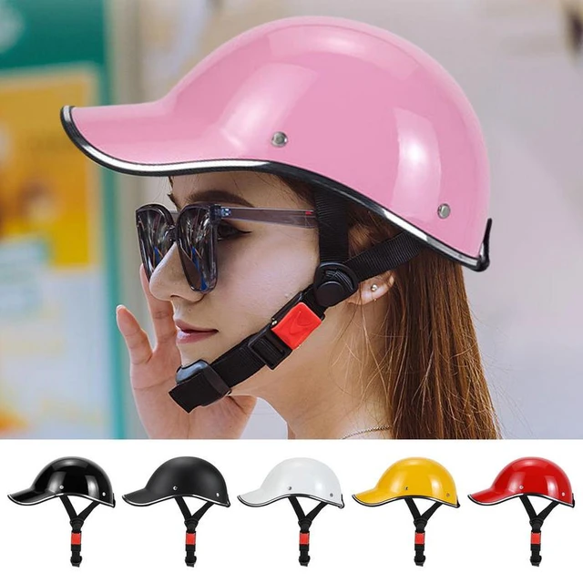 Casque de scooter électrique pour adulte, demi-casque de moto, style  casquette de baseball, casque de vélo VTT, casque de cyclisme, hommes et  femmes - AliExpress