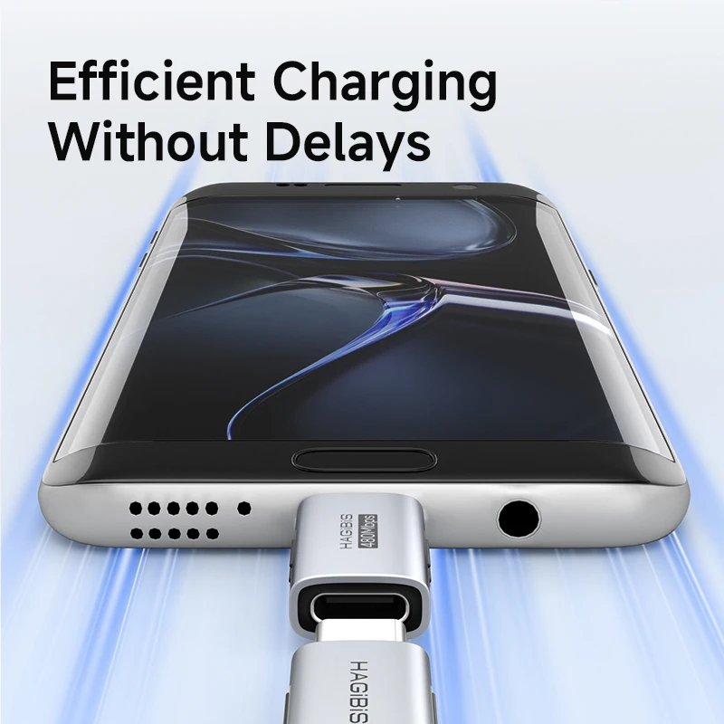 하기비스 USB C-마이크로 USB 어댑터 타입 C(여성) to 마이크로 USB(남성) 변환 커넥터 (안드로이드 폰, 팬, 보조배터리, 삼성용)