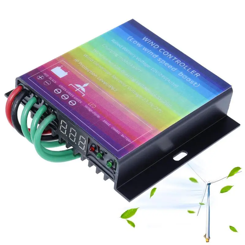 

500W/800W MPPT Wind Power Turbine Generator Controller for RV with Overcharging Protection IP67 Waterproof
