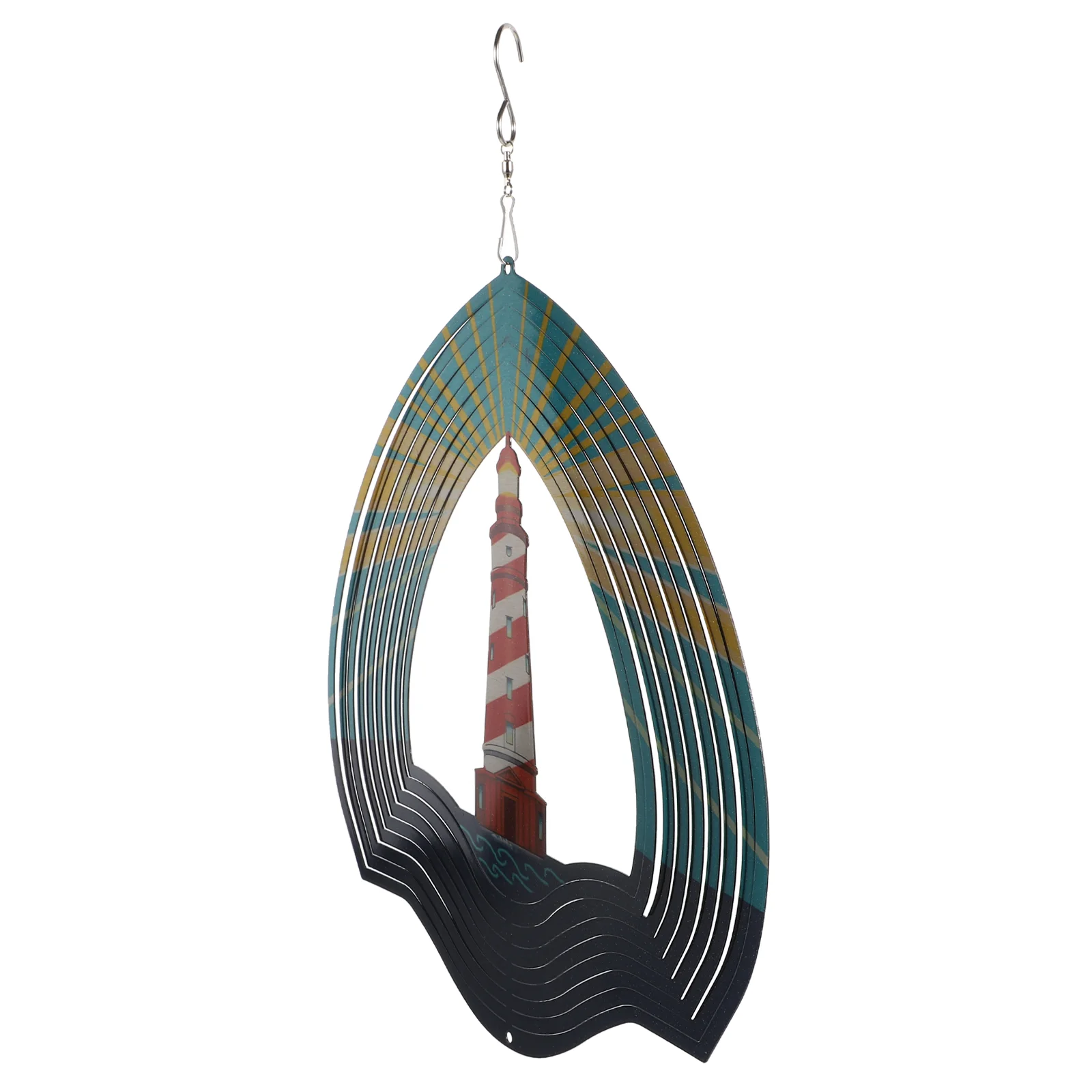 

3 D Three-dimensional Wind Chimes Pendant Creative Bell Stainless Steel for Home