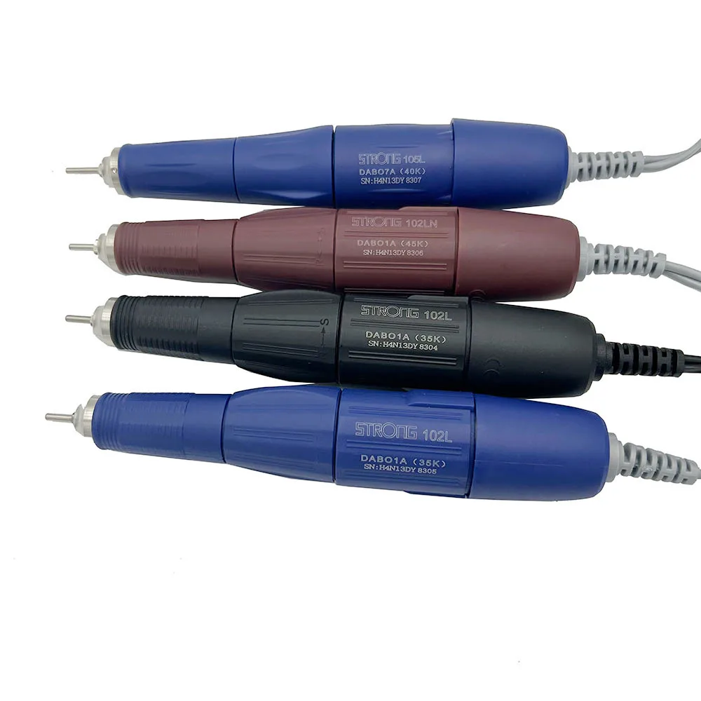 Electric Nail Drill MicroMotor Nail Drill Polisher Pen Manicure Drill Nail Equipment Handle 210 102L 102LN 105L 35K 40K 45K
