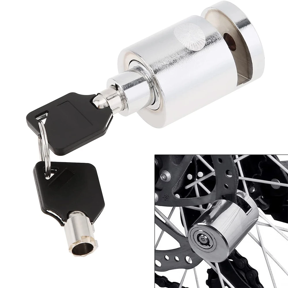 Disc Brake Lock Bicycle Safety Anti-Theft Locks Electromobile Wheel Waterproof Disk Lock for Motorcycle Road Cycle Mountain Bike