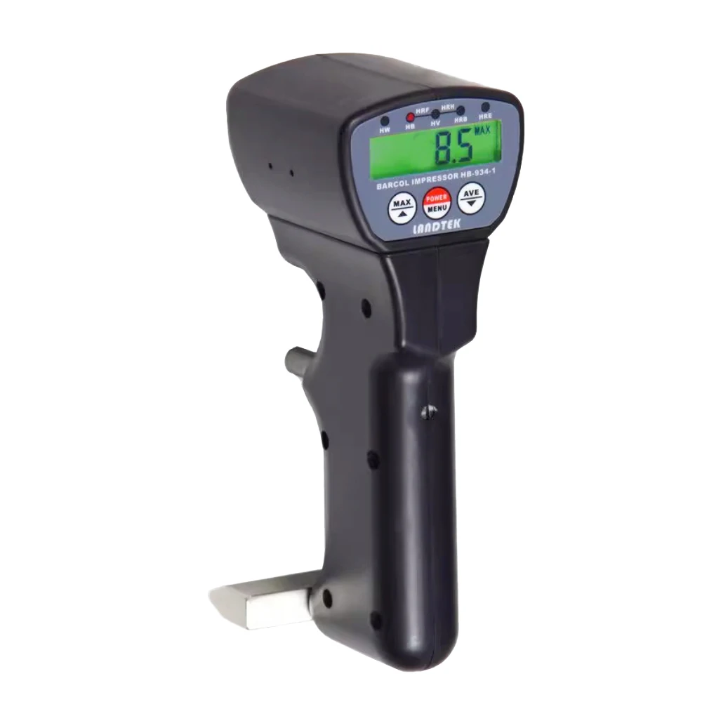 

HM-934-1+ Barcol Hardness Tester 0HBa~100HBa Pure Aluminum Aluminum Alloy Glass Steel HB HV HW HRB Digital Hardness Tester