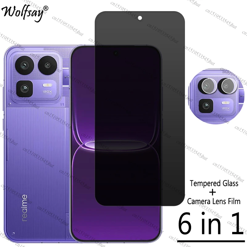 Enhanced Privacy Tempered Glass Screen Protector with Camera Shield