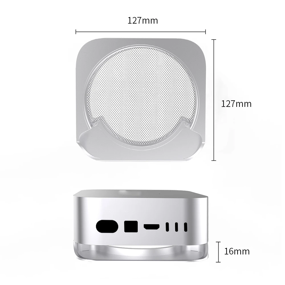 Mac Mini M4 Stand, Aluminium Desktop Stand Mount voor Nieuwe Mac mini