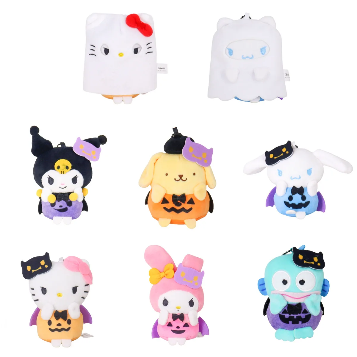 

Sanrio аниме Хэллоуин серия дьявола кукла милая мультяшная Hello Kitty Kuromi Мелодия сумка кулон детская мягкая игрушка праздничный подарок