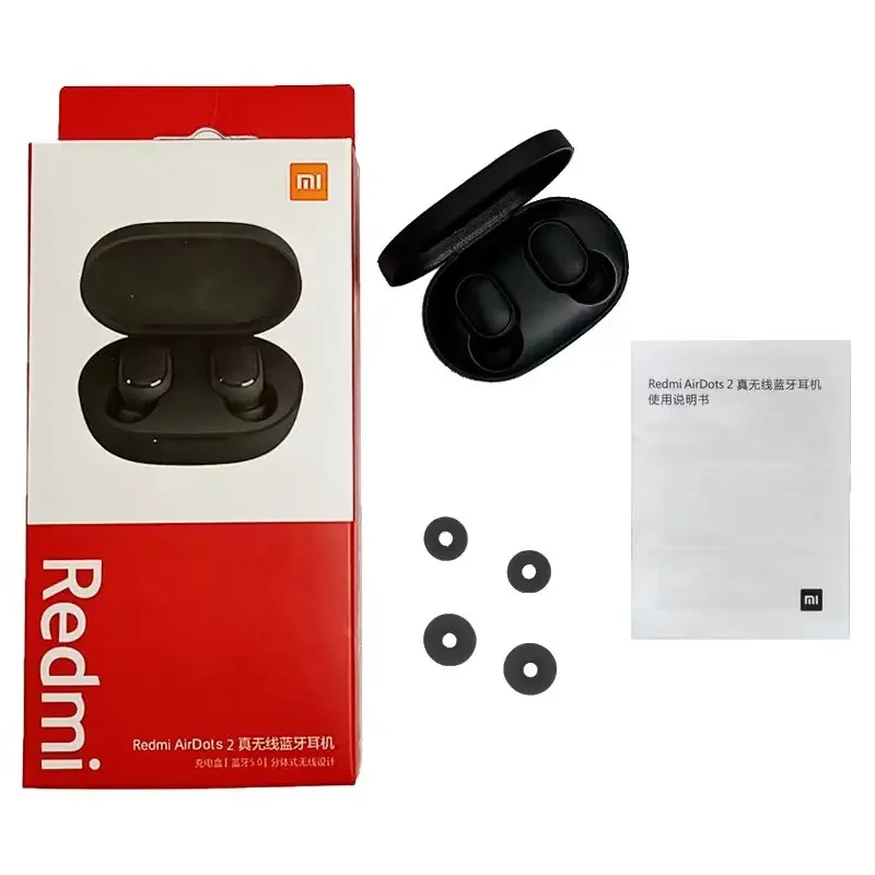 Wireless Headphone Xiaomi Mijia Redmi Airdots 2 Bluetooth 5.0 Earphones Earbuds In Ear Sport Music Telephone