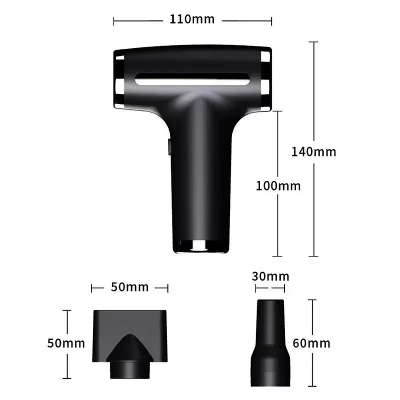 מייבש אוויר חשמלי אלחוטי 4 ב-1 עם טעינה USB ניידת לנסיעות