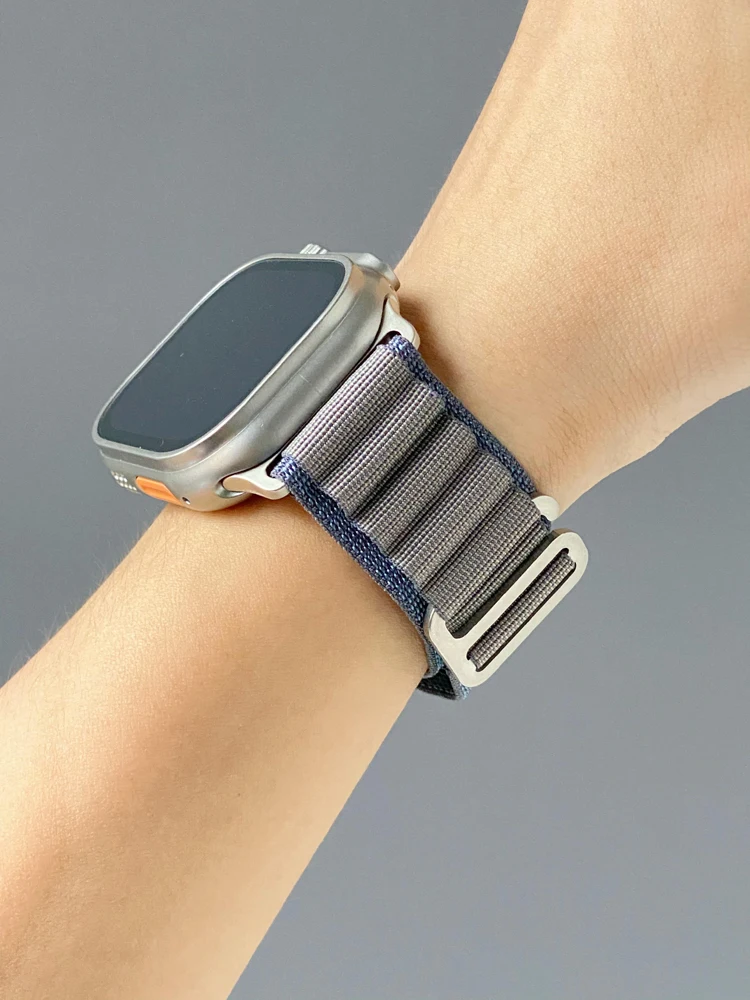 애플 워치용 스트랩, 울트라 2 밴드, 44mm, 45mm, 49mm, 40mm, 41mm, 45mm, 42mm, 38mm, 알파인 루프, iWatch 시리즈 9, SE 8, 7, 6, 5, 4, 3