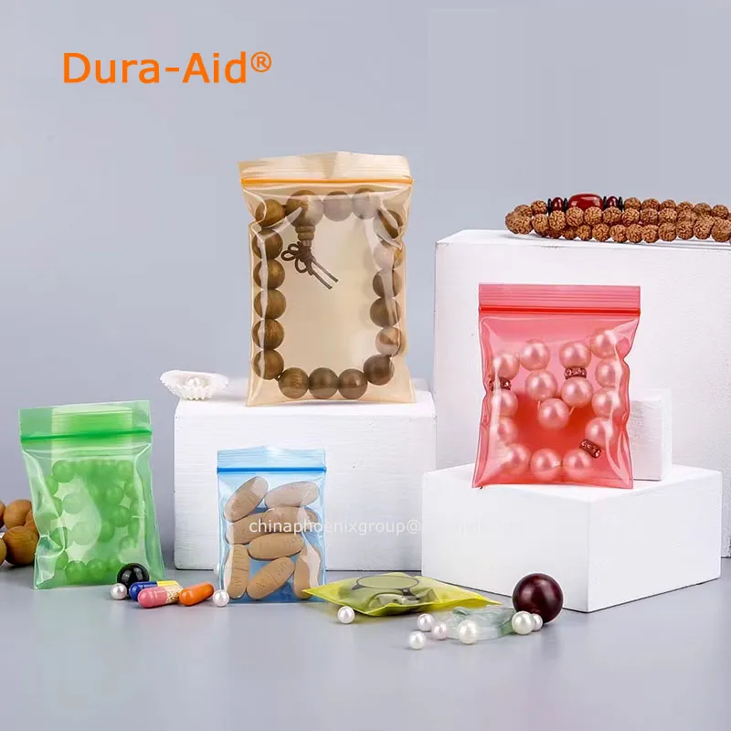 

Dura-Aid Organizer Bag Sundries Pe Flat Type Folding 20 Wire Ziplock Bag Storage Bags Bags Real