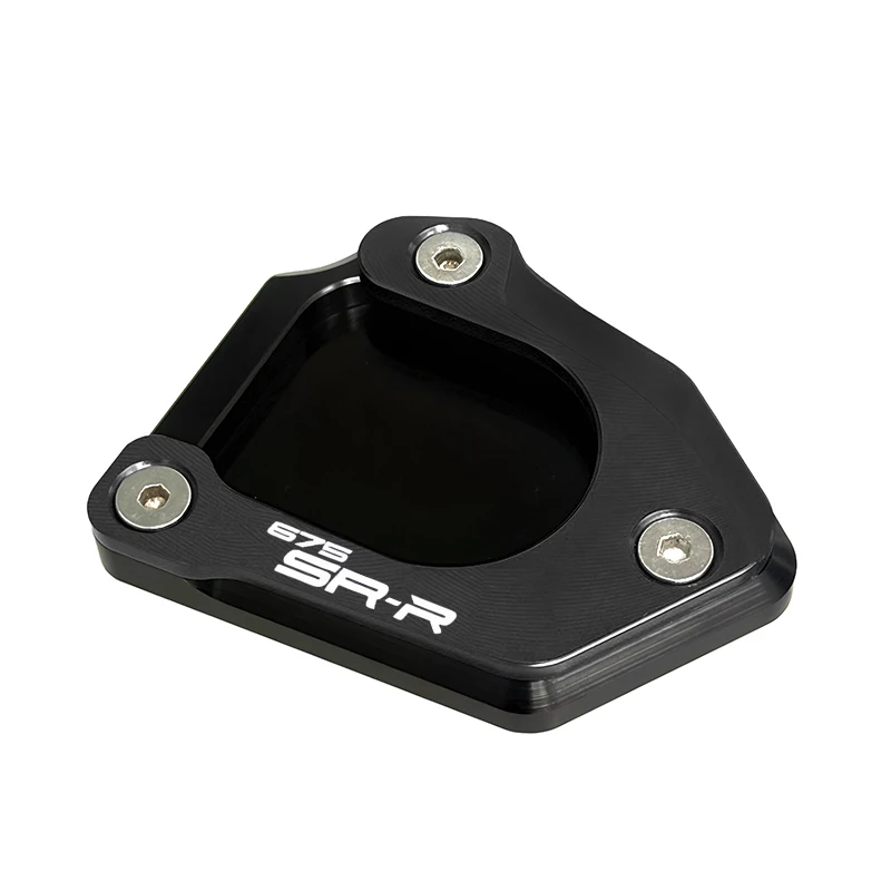 Universal Motorcycle Foot Stand Extension Kickstand Support Plate Pad