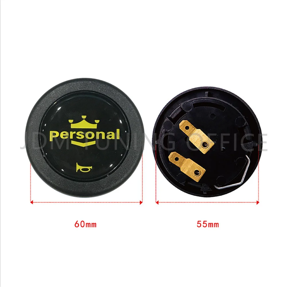 JDM Personal Style Car Racing Horn Button Sport Steering Wheel Horn Button Center Cap Car Styling For Auto Accessories