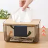 Creative Spring Tissue Box Presents Spring Support Tissue Spring Holder Automatic Lift Tissue Car Tissue Box 3