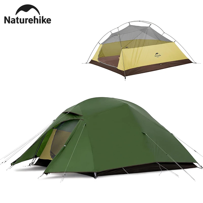 Naturehike Cloud Up 3 Person Backpacking Tent 20D Ultralight