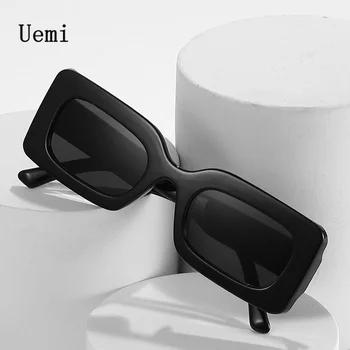 New Vintage Rectangle Purple Sunglasses For Women Men Fashion Small Square Frame Gradient Eyewear Shades UV400  Sun Glasses 3