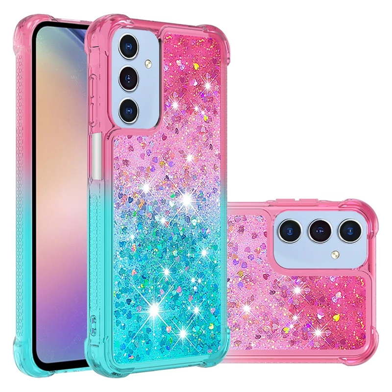 Glitter Quicksand Liquid Case for Samsung Galaxy A17 - Dynamic Protective Phone Cover
